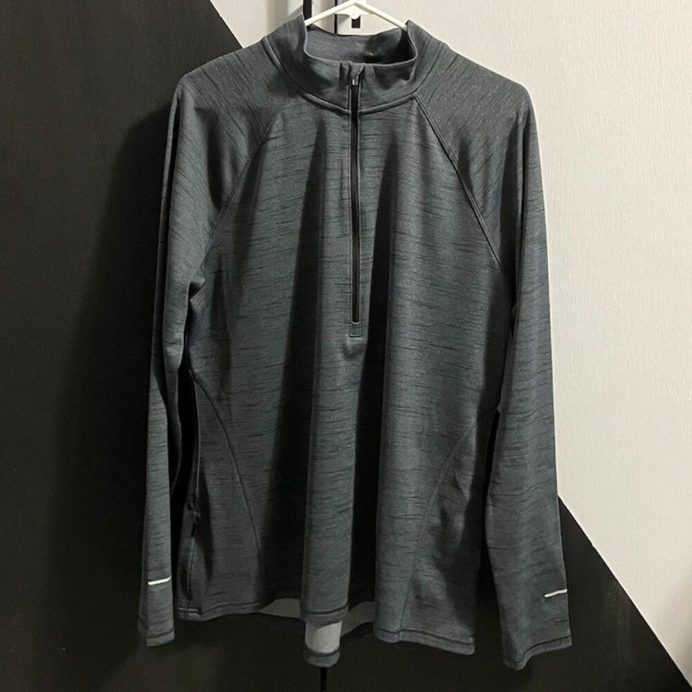 C9 By Champion Charcoal Heathered 1/2 Zip Pullover Women's Size XL‎